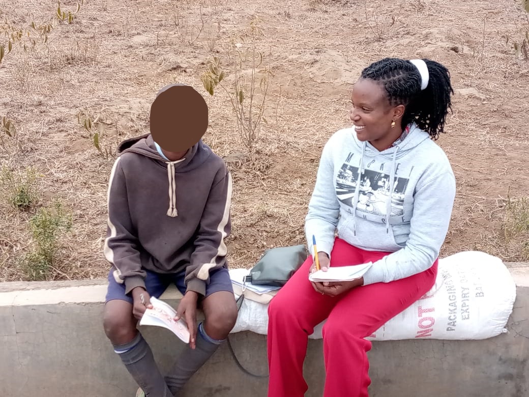 ONE-ON- ONE COUNSELING FOR A CHILD BENEFICIARY IN SUSWA, NAROK COUNTY